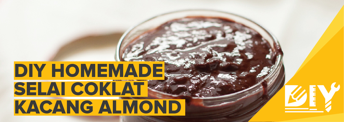 DIY Homemade Selai Coklat Kacang Almond 