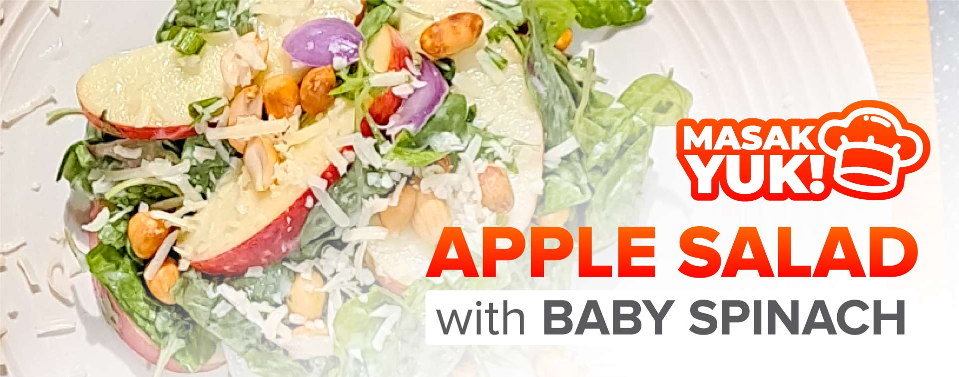 Resep Apple Salad w/Baby Spinach