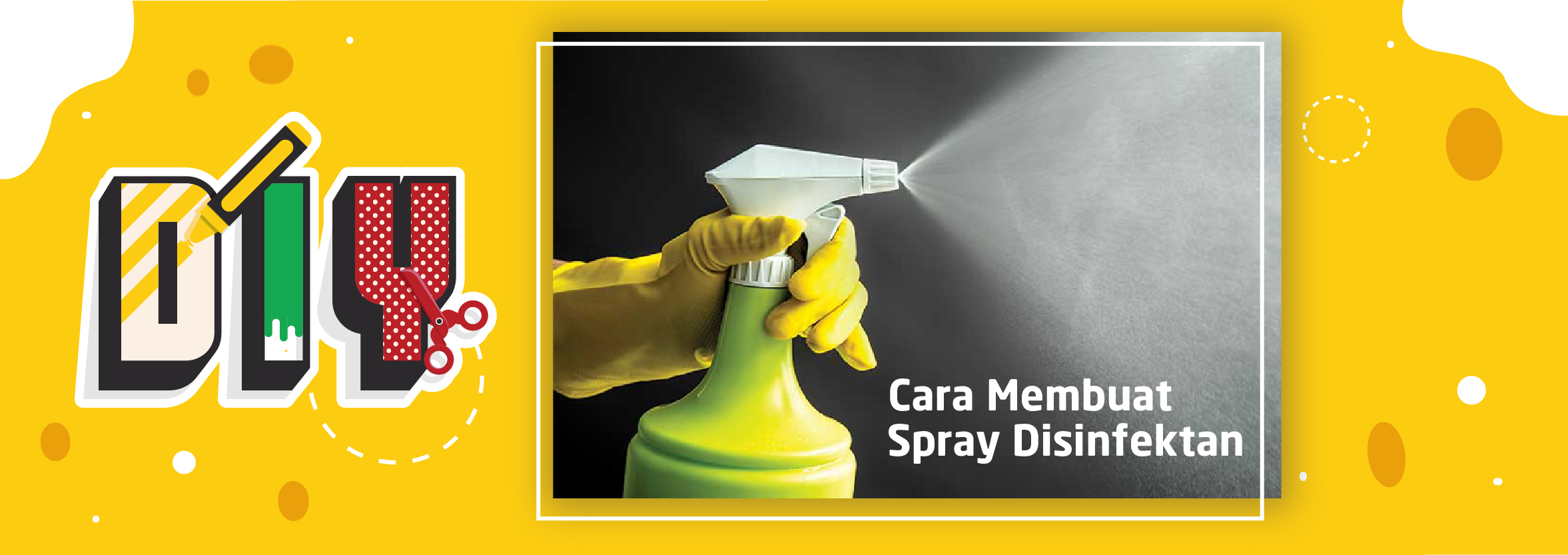 DIY : Cara Membuat Spray Disinfektan