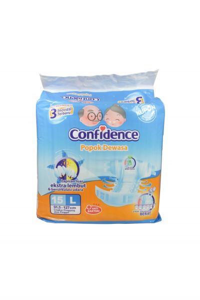 Promo Harga Confidence Adult Diapers Perekat L15 15 pcs - Yogya