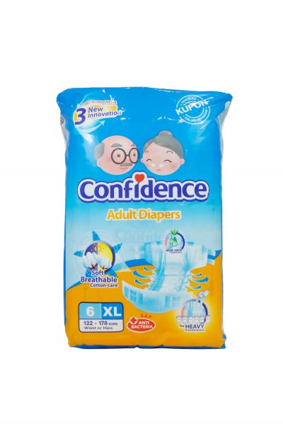 Promo Harga Confidence Adult Diapers Classic Night XL6 6 pcs - Yogya