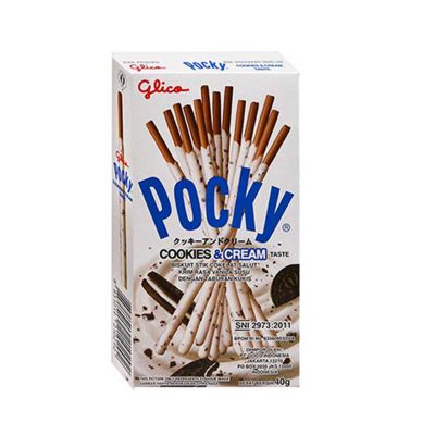 Promo Harga Glico Pocky Stick Cookies Cream 40 gr - Yogya
