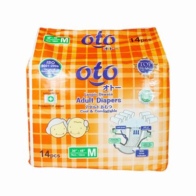 Promo Harga OTO Adult Diapers M14 14 pcs - Yogya