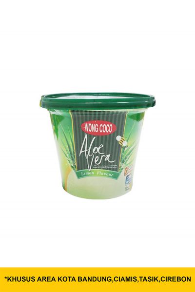 Promo Harga Wong Coco Aloe Vera Lemon Flavour 1000 gr - Yogya