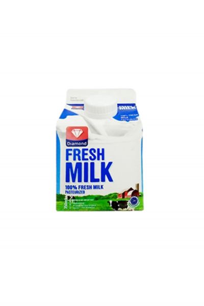 Promo Harga Diamond Fresh Milk Plain 350 ml - Yogya