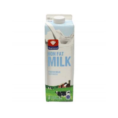 Promo Harga Diamond Fresh Milk Non Fat 946 ml - Yogya