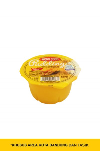 Promo Harga Wong Coco Pudding Mango Puree 120 gr - Yogya