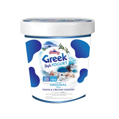 Promo Harga Cimory Greek Style Yogurt Plain 400 ml - Yogya
