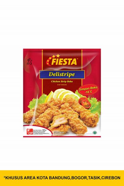 Promo Harga Fiesta Ayam Siap Masak Delistripe 500 gr - Yogya
