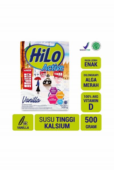 Promo Harga Hilo Active Vanilla 500 gr - Yogya