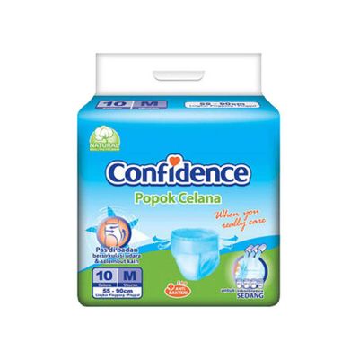 Promo Harga Confidence Adult Diapers Pants M10+2 12 pcs - Yogya