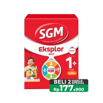 Promo Harga SGM Eksplor 1+ Susu Pertumbuhan Madu 900 gr - Yogya