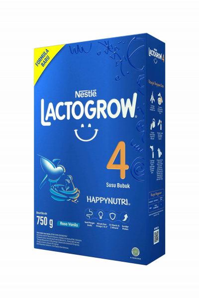 Promo Harga Lactogrow 4 Susu Pertumbuhan Vanila 750 gr - Yogya