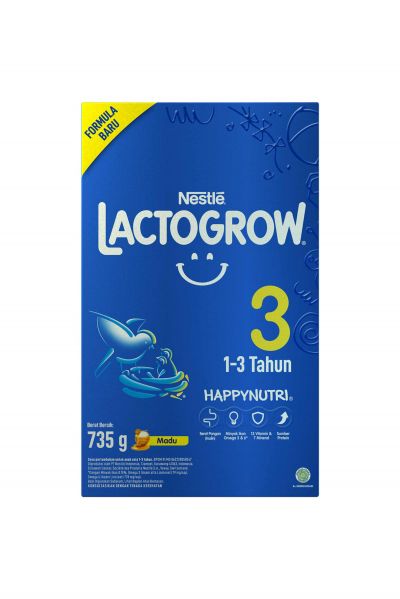 Promo Harga Lactogrow 3 Susu Pertumbuhan Madu 750 gr - Yogya