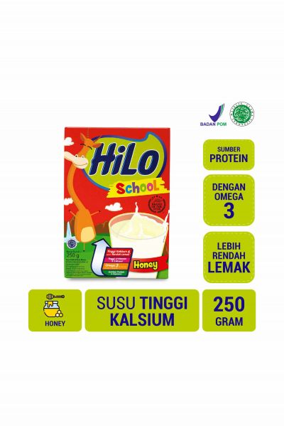 Promo Harga Hilo School Susu Bubuk Honey 250 gr - Yogya