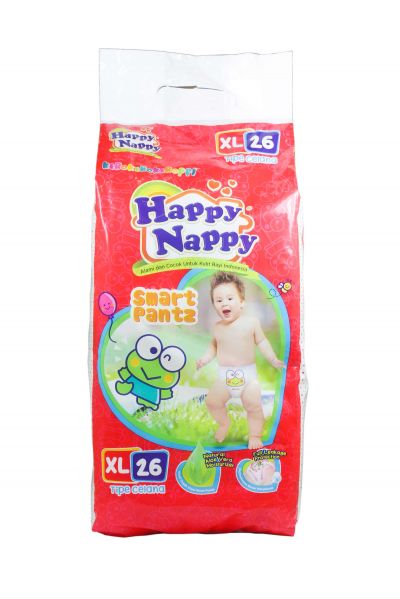 Promo Harga Happy Nappy Smart Pantz Diaper XL26 26 pcs - Yogya