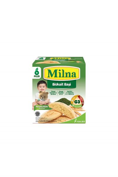 Promo Harga Milna Biskuit Bayi 6 Kacang Hijau 130 gr - Yogya