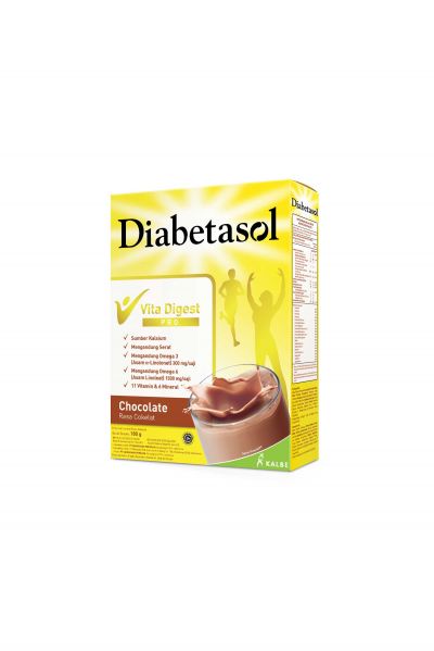 Promo Harga Diabetasol Special Nutrition for Diabetic Chocolate 180 gr - Yogya
