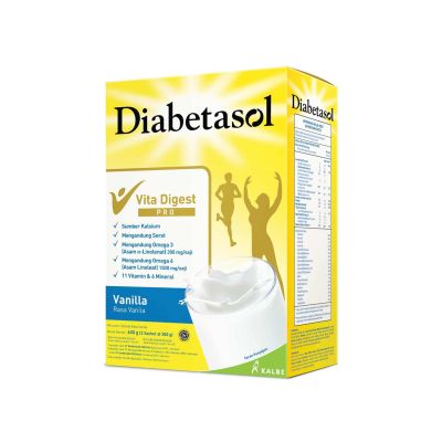 Promo Harga Diabetasol Special Nutrition for Diabetic Vanilla 600 gr - Yogya