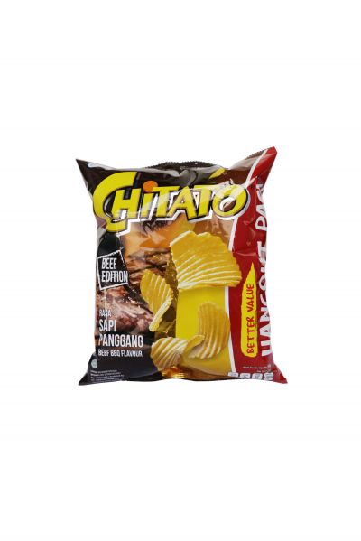 Promo Harga Chitato Snack Potato Chips Sapi Panggang Beef Barbeque 120 gr - Yogya