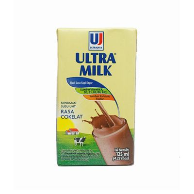 Promo Harga Ultra Milk Susu UHT Coklat 125 ml - Yogya