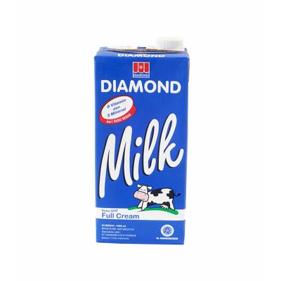 Promo Harga Diamond Milk UHT Full Cream 1000 ml - Yogya