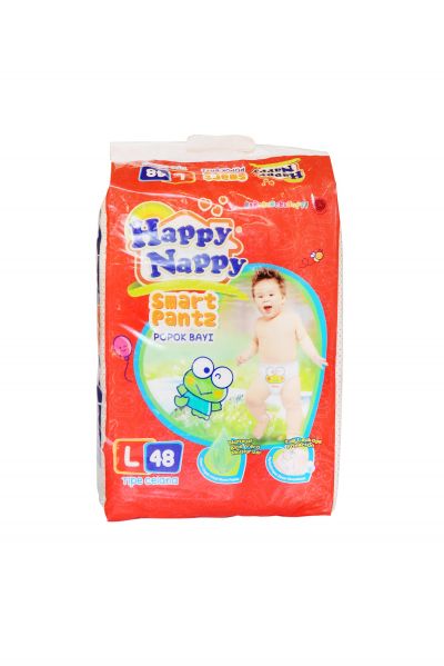 Promo Harga Happy Nappy Smart Pantz Diaper L48 48 pcs - Yogya