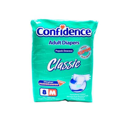 Promo Harga Confidence Adult Diapers Classic Day M8 8 pcs - Yogya