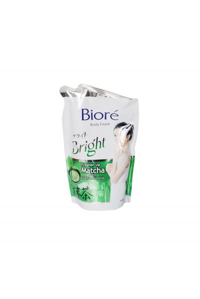 Promo Harga Biore Body Foam Bright Freshen Up Matcha Scent 450 ml - Yogya