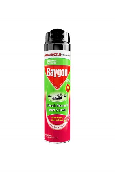 Promo Harga Baygon Insektisida Spray Cherry Blossom 600 ml - Yogya