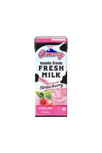 Promo Harga Cimory Susu UHT Strawberry 250 ml - Yogya
