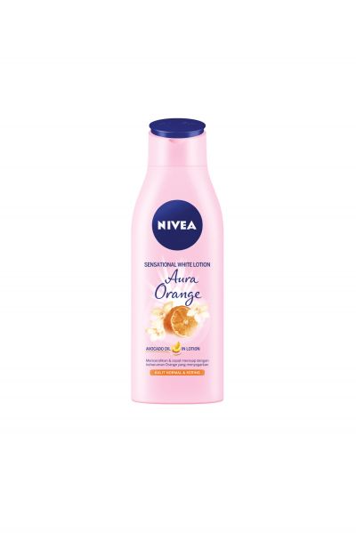 Promo Harga NIVEA Body Lotion Aura Orange 200 ml - Yogya