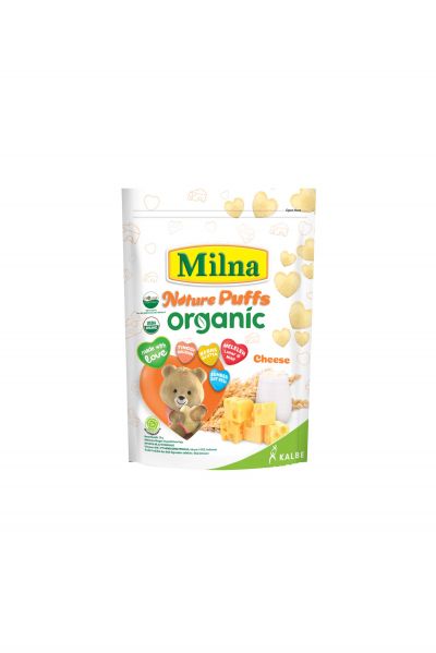 Promo Harga Milna Nature Puffs Organic Cheese 15 gr - Yogya
