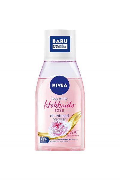 Promo Harga NIVEA Hokkaido Rose Oil-Infused Micellar Water 125 ml - Yogya