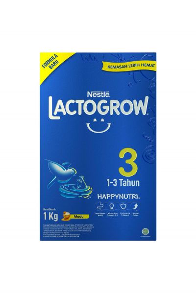 Promo Harga Lactogrow 3 Susu Pertumbuhan Madu 1000 gr - Yogya