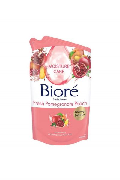 Promo Harga Biore Body Foam Beauty Fresh Pomegranate Peach 450 ml - Yogya