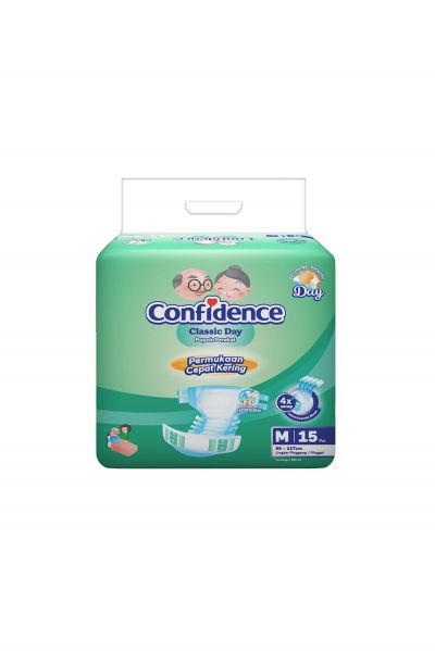 Promo Harga Confidence Adult Diapers Classic Day M15 15 pcs - Yogya