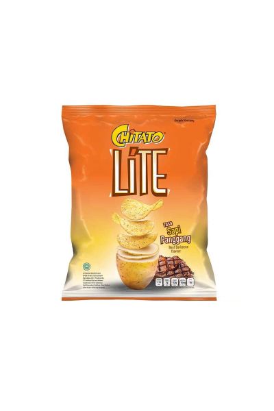 Promo Harga Chitato Lite Snack Potato Chips Beef BBQ 68 gr - Yogya