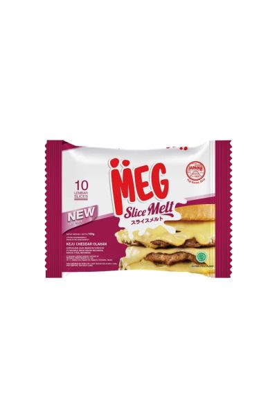 Promo Harga MEG Cheddar Slice Melt 160 gr - Yogya
