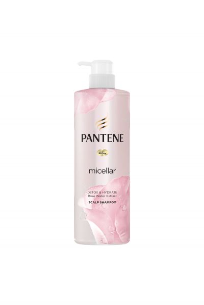 Promo Harga Pantene Micellar Shampoo Rosewater Detox and Hydrate 530 ml - Yogya