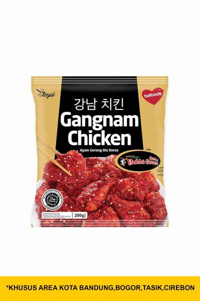Promo Harga Belfoods Royal Ayam Goreng Ala Korea Gangnam Chicken 200 gr - Yogya