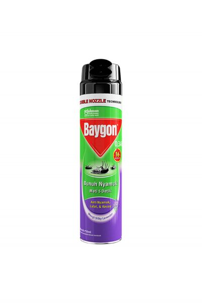 Promo Harga Baygon Insektisida Spray Silky Lavender 750 ml - Yogya