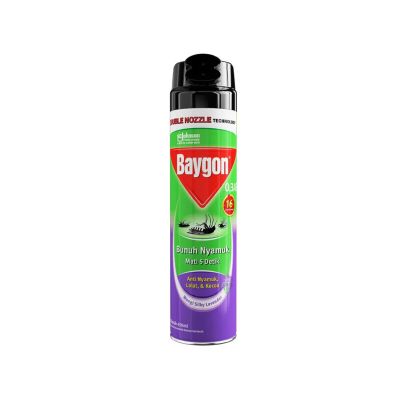 Promo Harga Baygon Insektisida Spray Silky Lavender 450 ml - Yogya