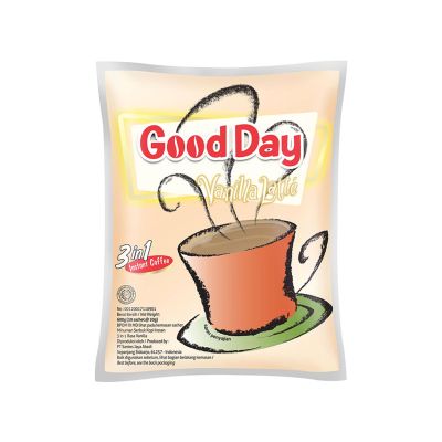 Promo Harga Good Day Instant Coffee 3 in 1 Vanilla Latte per 30 sachet 20 gr - Yogya