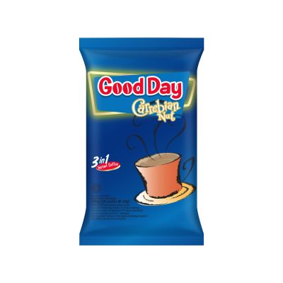 Promo Harga Good Day Instant Coffee 3 in 1 Carrebian Nut per 10 sachet 20 gr - Yogya