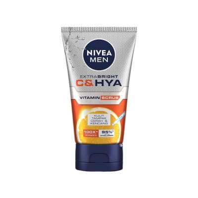Promo Harga Nivea Men Facial Foam Extra Bright C&HYA Vitamin Scrub 100 ml - Yogya