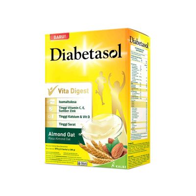 Promo Harga Diabetasol Special Nutrition for Diabetic Almond Oat 570 gr - Yogya