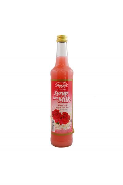 Promo Harga Marjan Syrup with Milk Rose 460 ml - Yogya