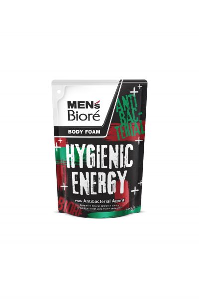 Promo Harga Biore Mens Body Foam Hygienic Energy 450 ml - Yogya