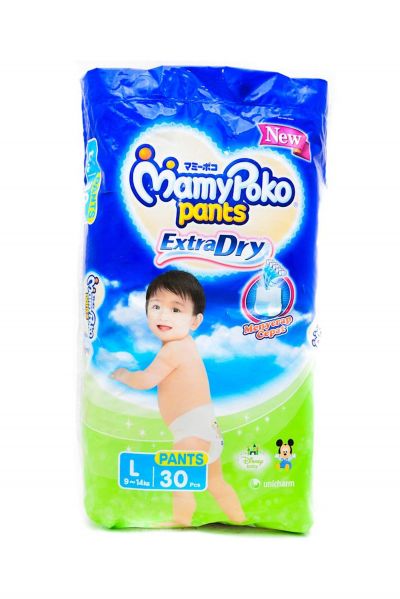 Promo Harga Mamy Poko Pants Extra Dry L30 30 pcs - Yogya